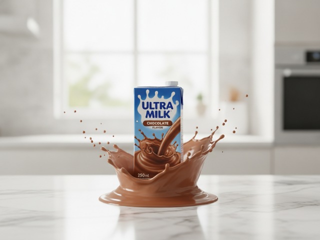 (90)MD400810016129(91)270320 ULTRA MILK Minuman Susu UHT Rasa Cokelat
