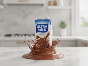 (90)MD400810016129(91)270320 ULTRA MILK Minuman Susu UHT Rasa Cokelat