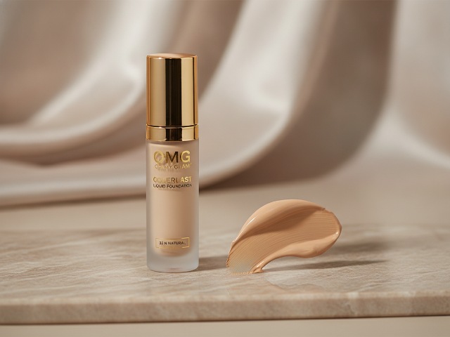 (90)NA18230300792 OMG Oh My Glam Coverlast Liquid Foundation 32 N Natural
