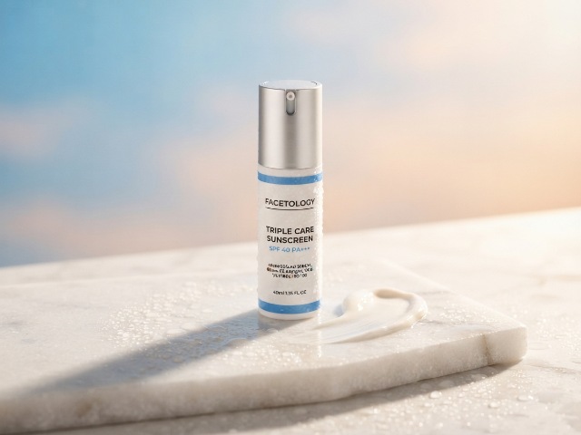 BPOM (90)NA18231702920 Facetology Triple Care Sunscreen SPF 40 PA+++