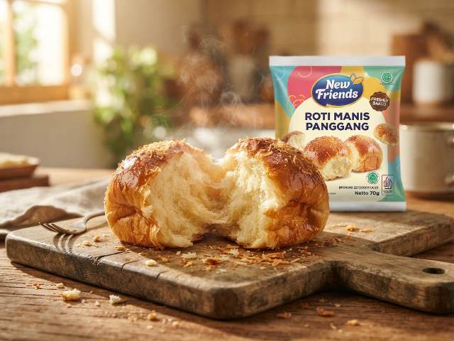 BPOM (90)MD221139000100311 New Friends Roti Manis Panggang
