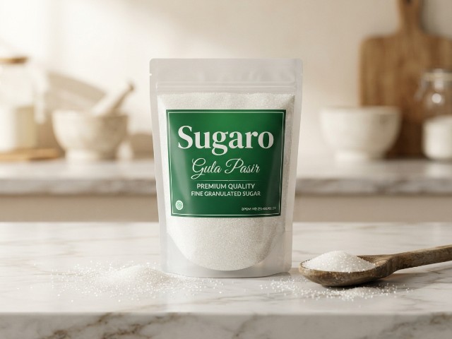 Cek BPOM (90)MD251402001150 Sugaro Label Hijau Gula Pasir 1 (90)MD251402001150