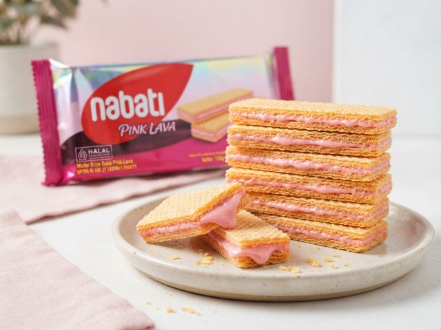 BPOM (90)MD272839001700071 Wafer Krim Rasa Pink Lava Nabati