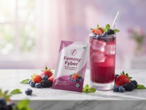 BPOM (90)MD867031416523 Femmy Fyber Minuman Serbuk Rasa Mixberry