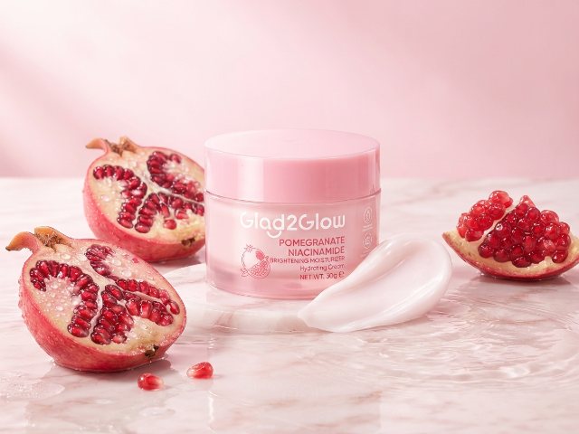 Cek BPOM (90)NA11240100172 Glad2Glow Pomegranate Niacinamide Brightening Moisturizer 1 (90)NA11240100172
