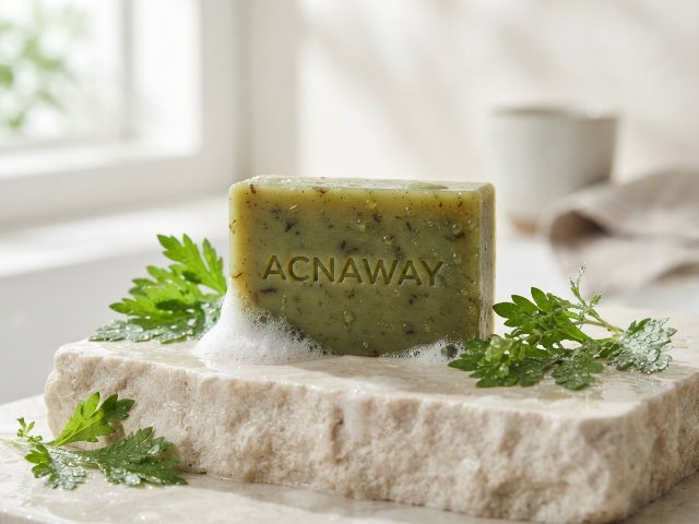 BPOM (90)NA11250500001 Acnaway Mugwort Acne Clear Bar Soap