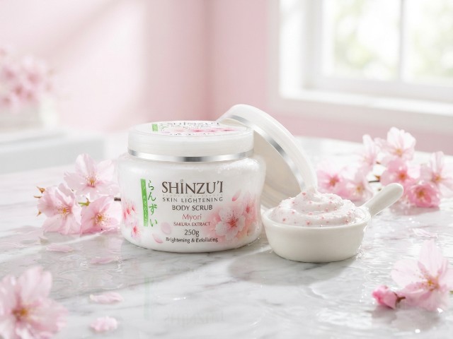 Cek BPOM (90)NA18150700290(91)210223 Shinzu'i Skin Lightening Body Scrub With Sakura Extract Myori 1 BPOM (90)NA18150700290(91)210223 Shinzu'i Skin Lightening Body Scrub With Sakura Extract Myori
