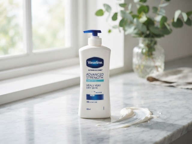BPOM (90)NA18190125459(91)221223 Vaseline Intensive Care Advanced Strength Hand And Body Lotion