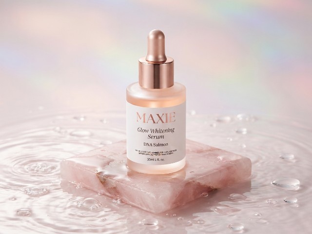 BPOM (90)NA18221903386(91)251115 Glow Whitening Serum with DNA Salmon MAXIE