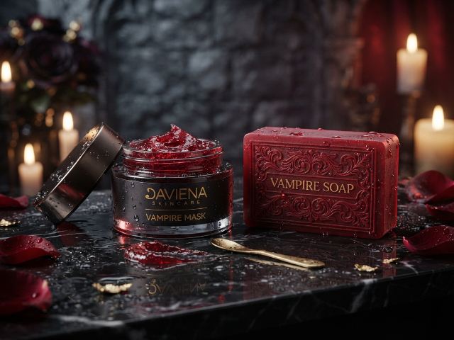 BPOM (90)NA18230500772 Daviena Skincare Vampire Mask And Body Soap