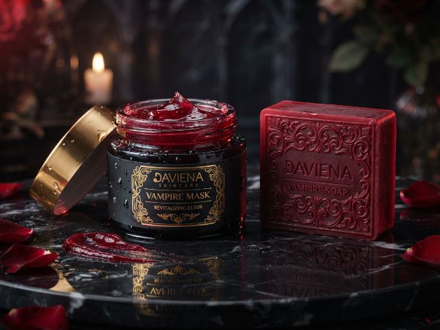 BPOM (90)NA18230500772 Daviena Skincare Vampire Mask And Body Soap