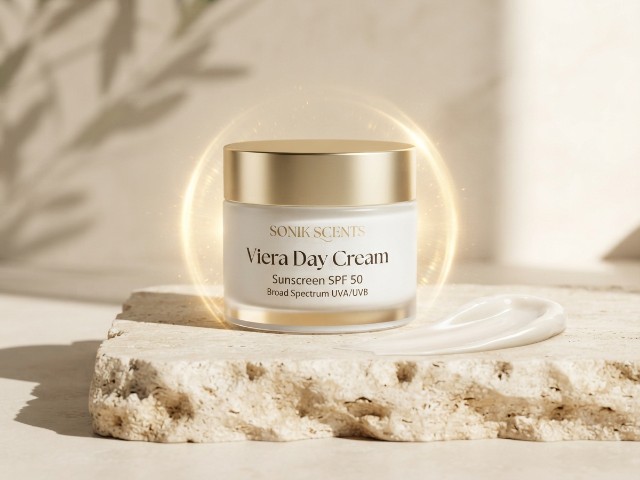 BPOM (90)NA18240103204 Sonik Scents Viera Day Cream Sunscreen UV A & UV B Protection
