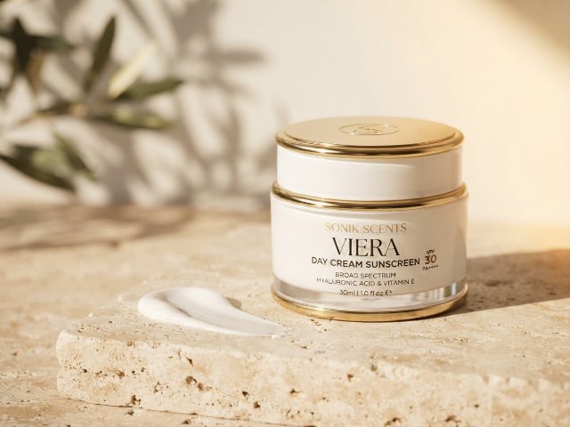 BPOM (90)NA18240103204 Sonik Scents Viera Day Cream Sunscreen UV A & UV B Protection