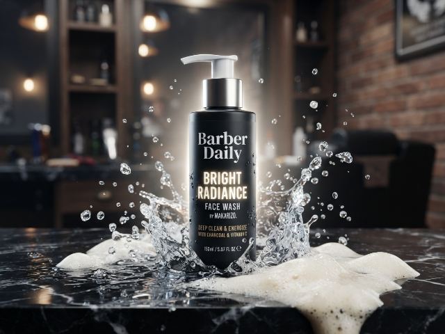 (90)NA18241208273 Barber Daily Bright Radiance Face Wash Makarizo