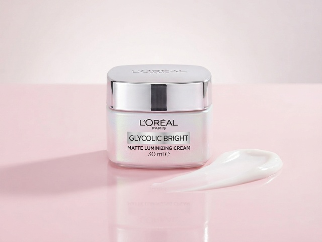 BPOM (90)NA18250108903 L'Oreal Paris Glycolic Bright Matte Luminizing Cream 30 ml