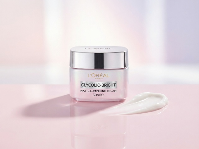 BPOM (90)NA18250108903 L'Oreal Paris Glycolic Bright Matte Luminizing Cream 30 ml