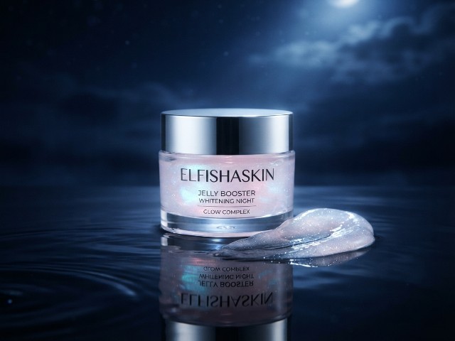 BPOM (90)NA18251904112 Jelly Booster Whitening Night with Niacinamide & Cybright ELFISHASKIN