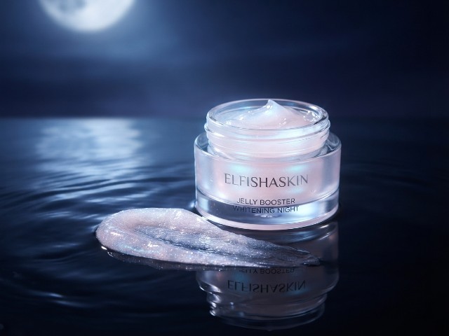 BPOM (90)NA18251904112 Jelly Booster Whitening Night with Niacinamide & Cybright ELFISHASKIN