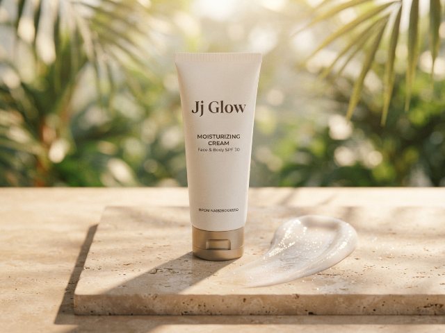 BPOM (90)NA18260100550 Jj Glow Moisturizing Cream Face & Body SPF 30