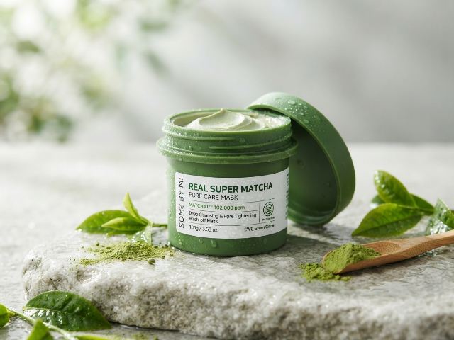 BPOM (90)NA26230200410 BPOM Real Super Matcha Pore Care Mask SOME BY MI