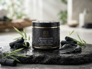 BPOM (90)NA49191005126(91)221103 Lae Sa Luay Spa Keratin Charcoal